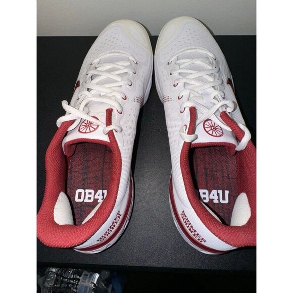 Nike Alpha Huarache Elite Oklahoma Sooners Baseball Cleats DR0208-101 Men's 9 - Picture 4 of 6